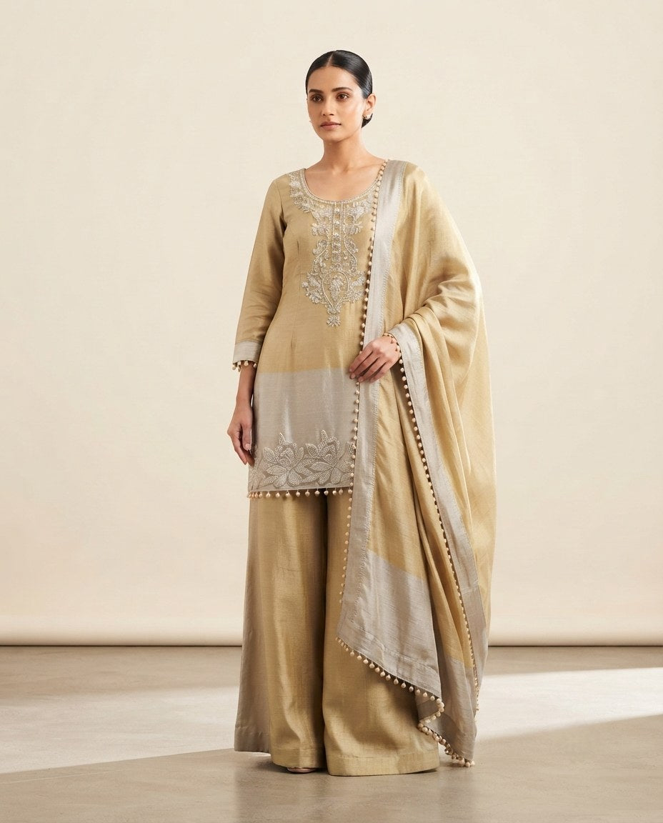 Ivory Full Sleeve Set - House of Patakha