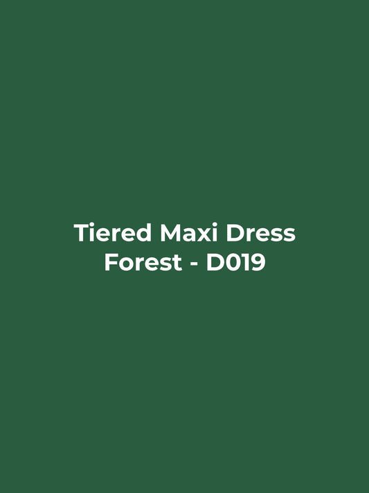 Tiered Maxi Dress - Forest