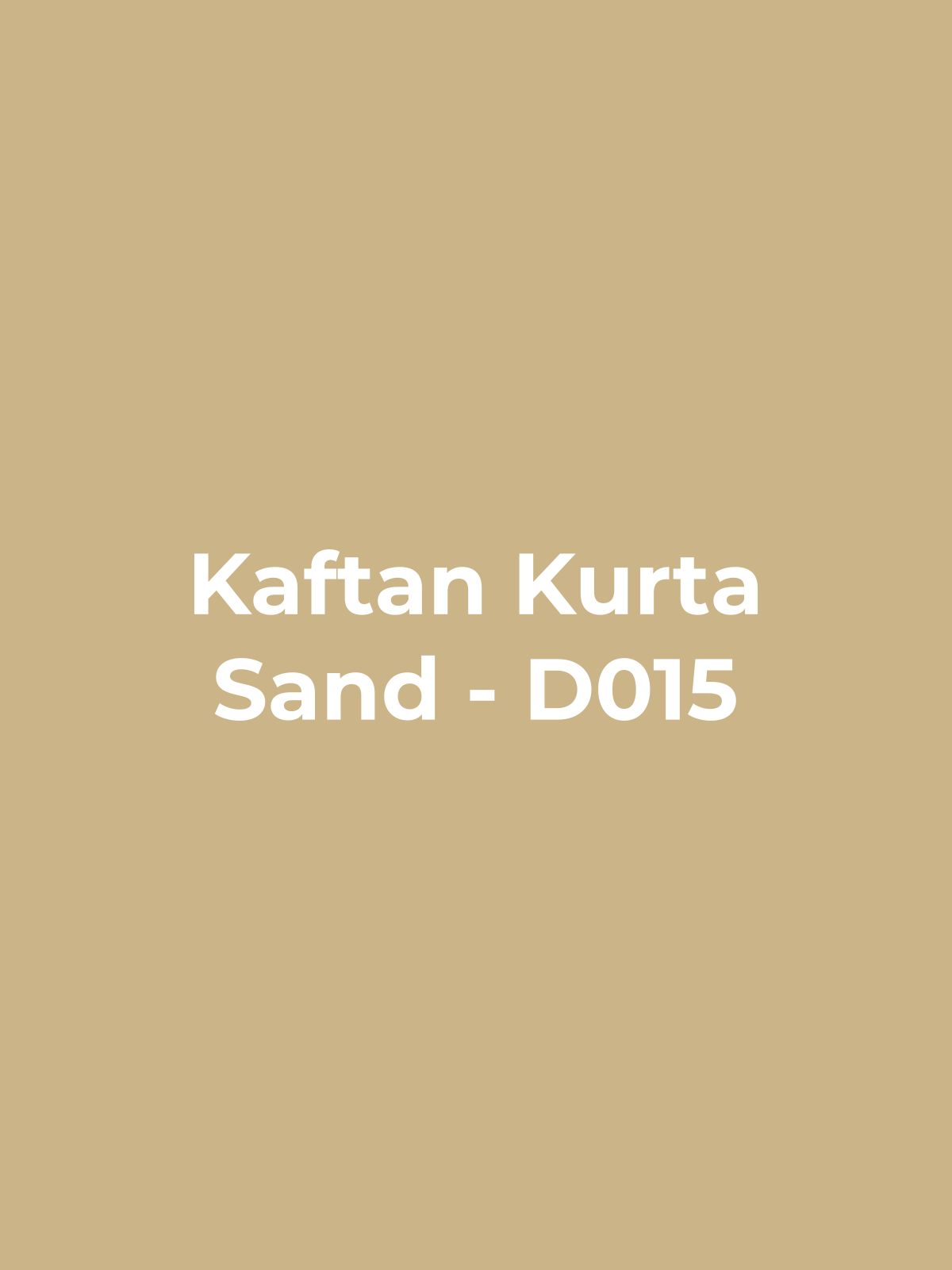 Kaftan Kurta - Sand