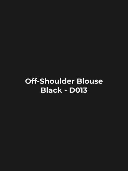 Off-Shoulder Blouse - Black